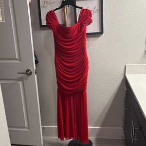 Elliatt Red Maxi Dress